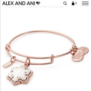 Alex & Ani 2018 Crystal Snowflake bangle